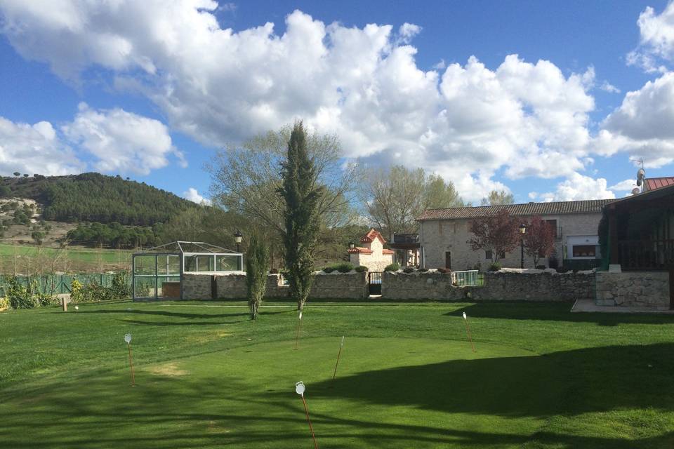 Vista de la finca