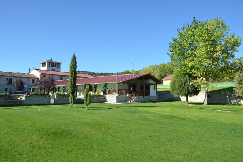 Vista de la finca