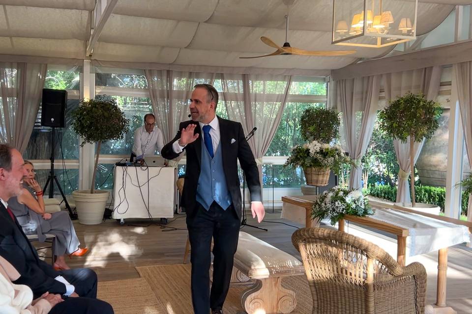Maestro ceremonias (Boda)