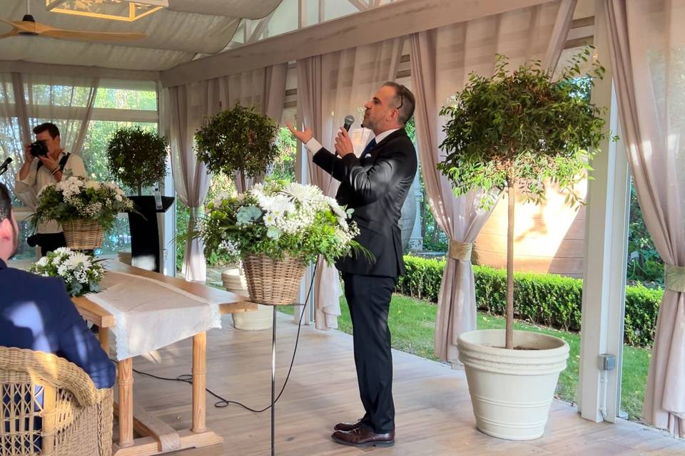 Maestro ceremonias (Boda)