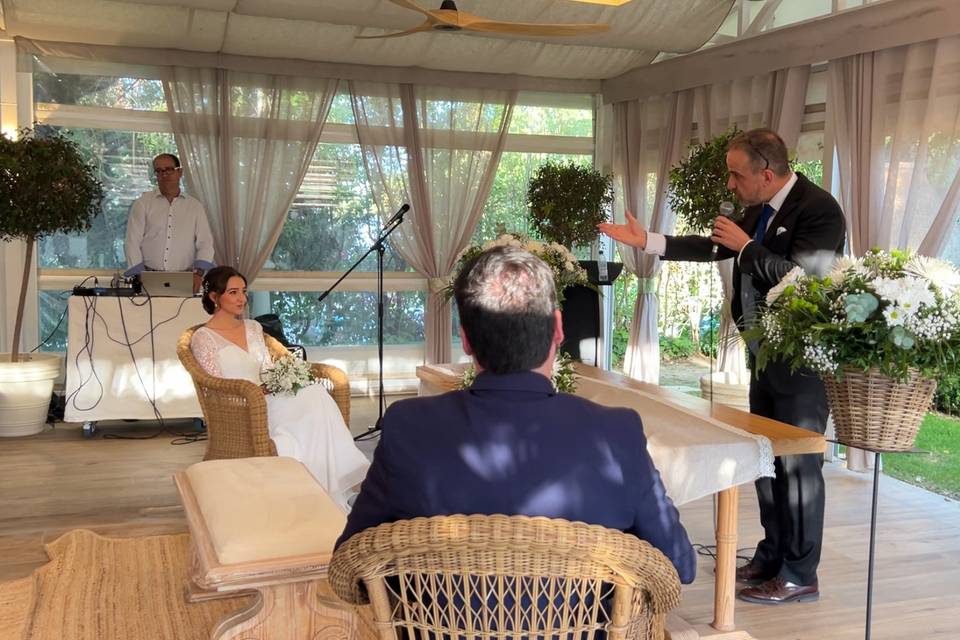 Maestro ceremonias (Boda)
