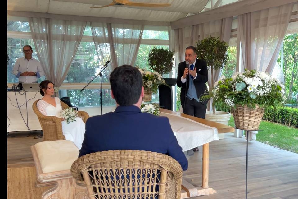 Maestro ceremonias (Boda)