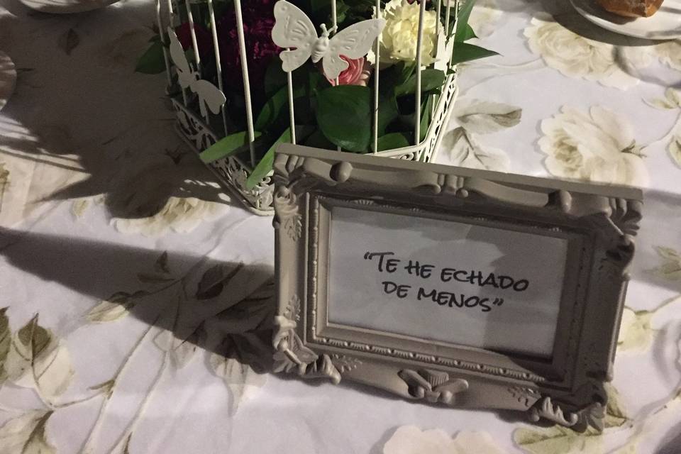 Detalle nombre mesa