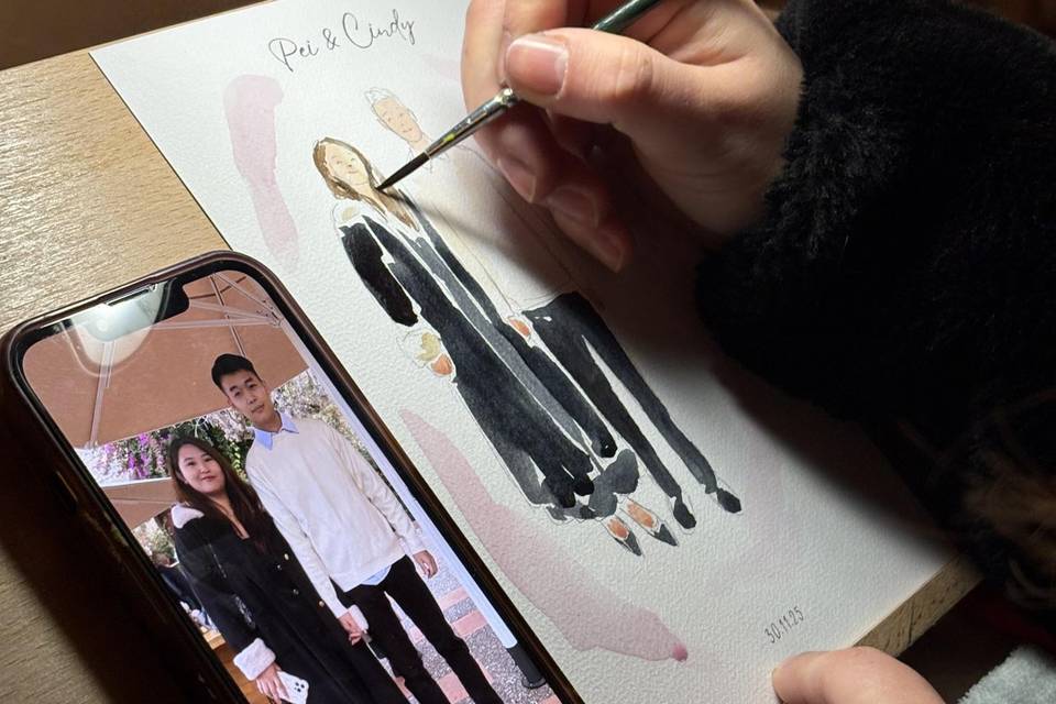 Ilustraciones en directo