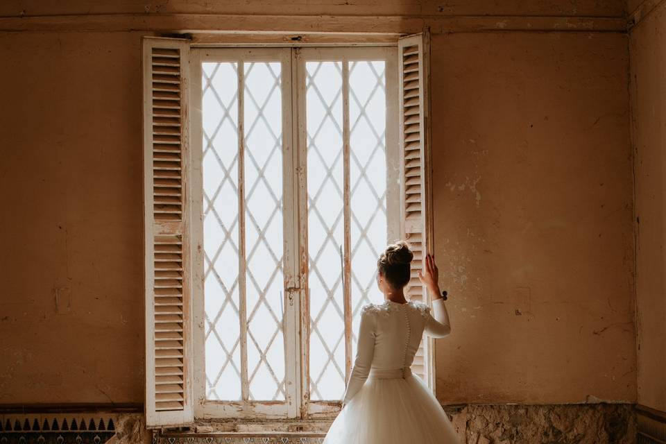 Boda romántica en palacio