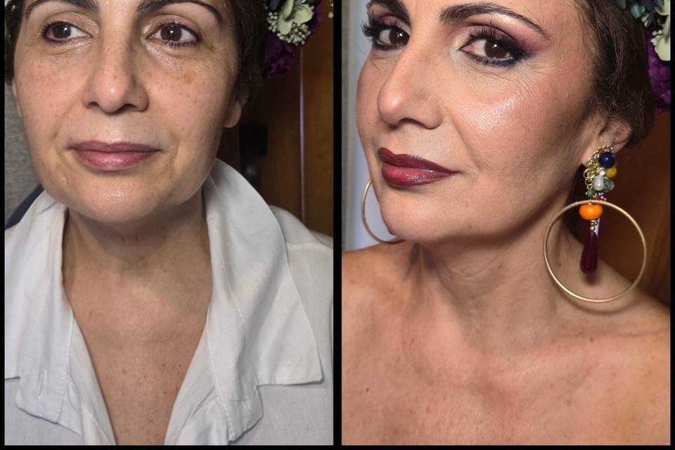 Maquillaje flamenca