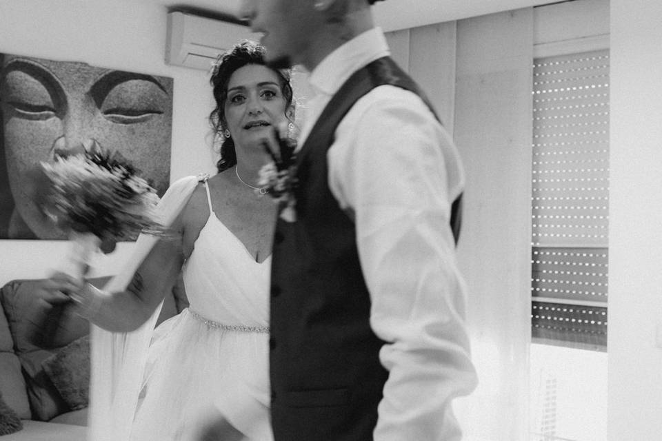 Blanco y negro preboda