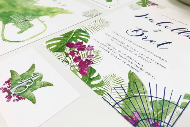 Invitación Isabella & Bret