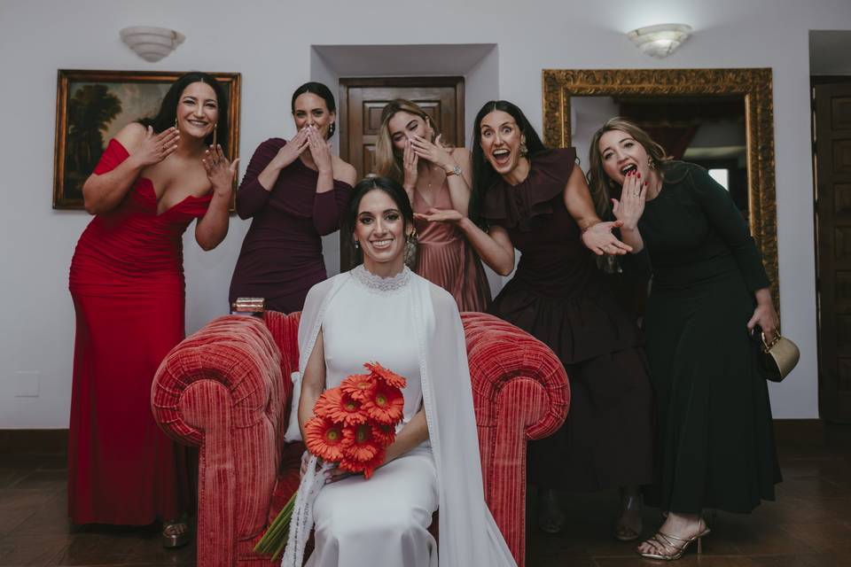 Amigas novia