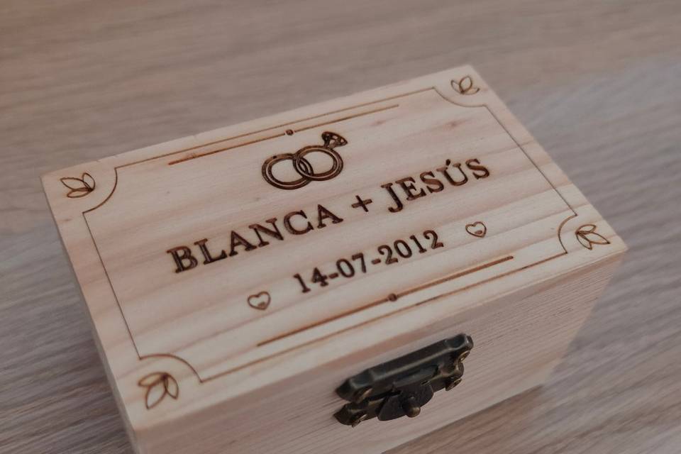 Caja porta alianzas