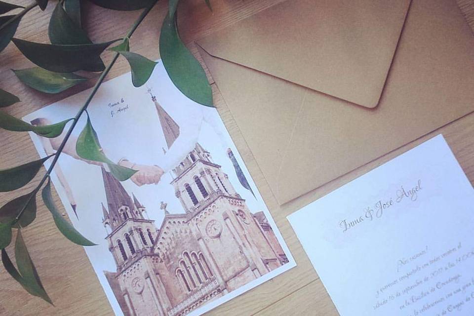 Invitación de boda