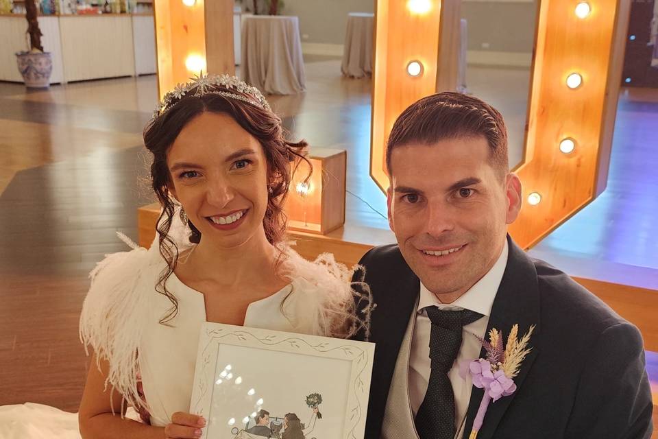 …para los novios!