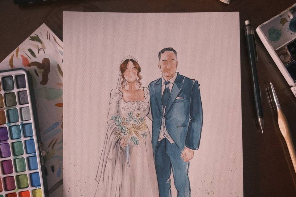 Un dibujo más detallado.
