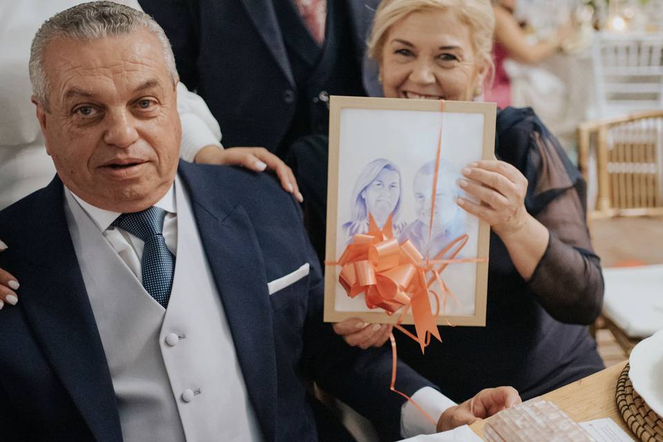 ...un retrato a bolígrafo!