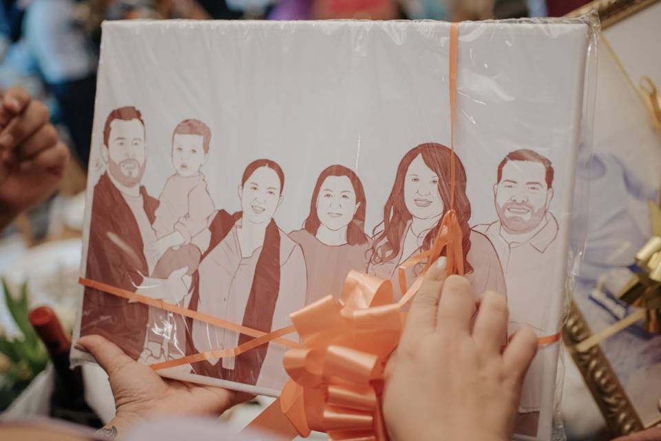 Una boda llena de regalos.