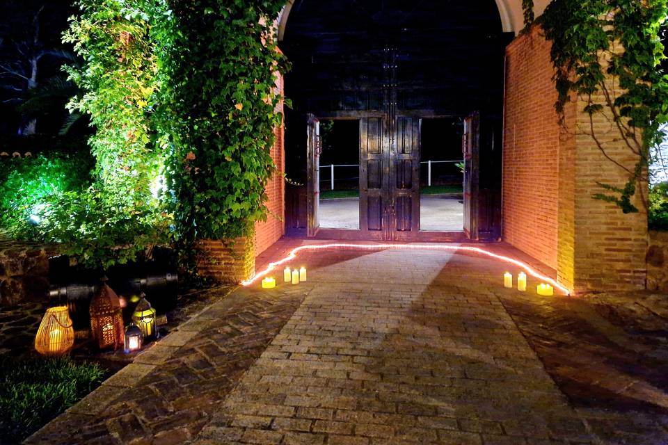 Entrada a la finca