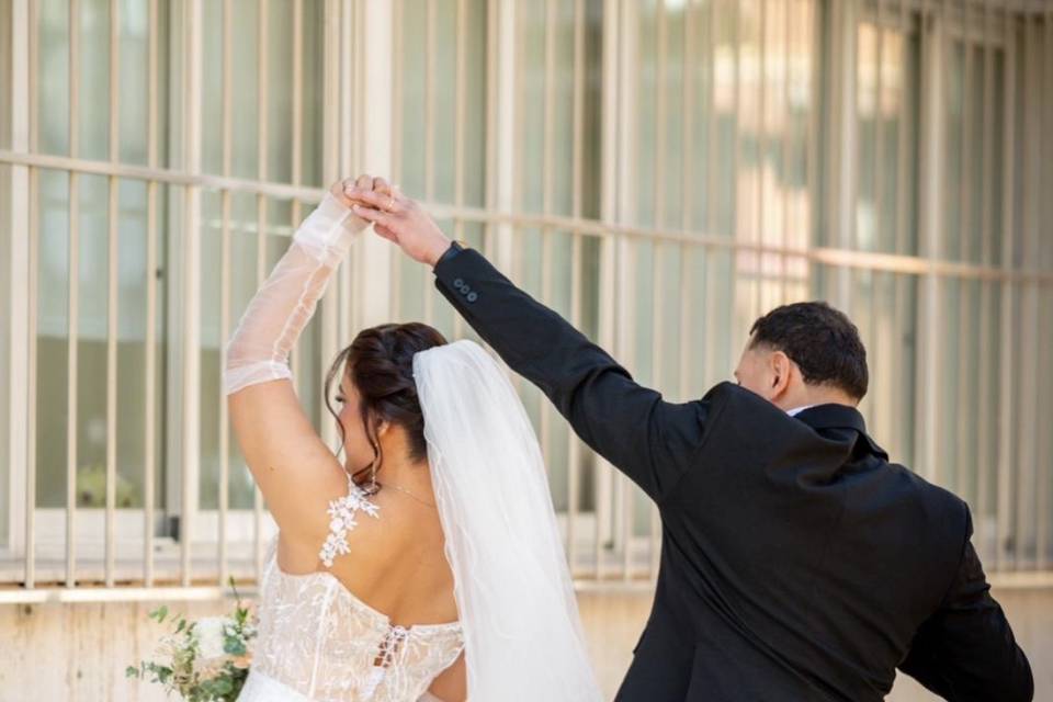 Momentos de los novios