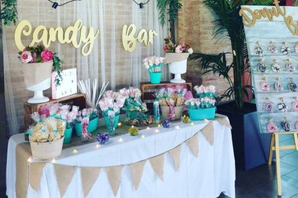 Candy bar + donut bar