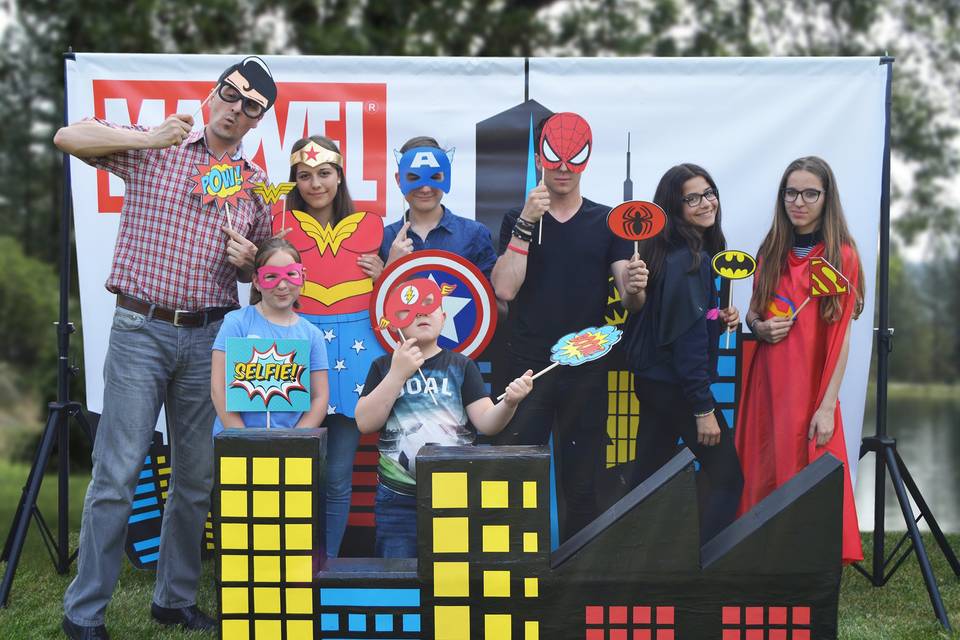 Photocall superhéroes