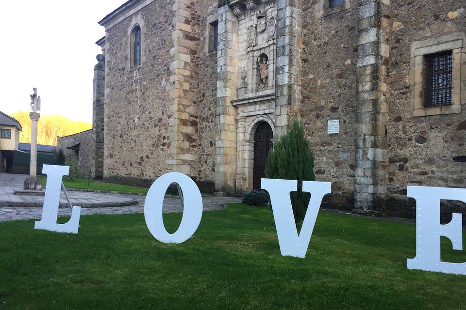 Letras love exterior