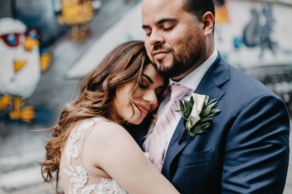 Amor en postboda