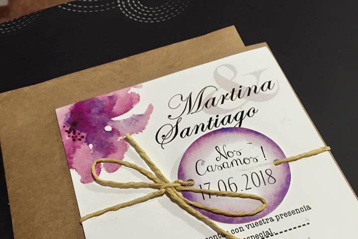 Invitación floral