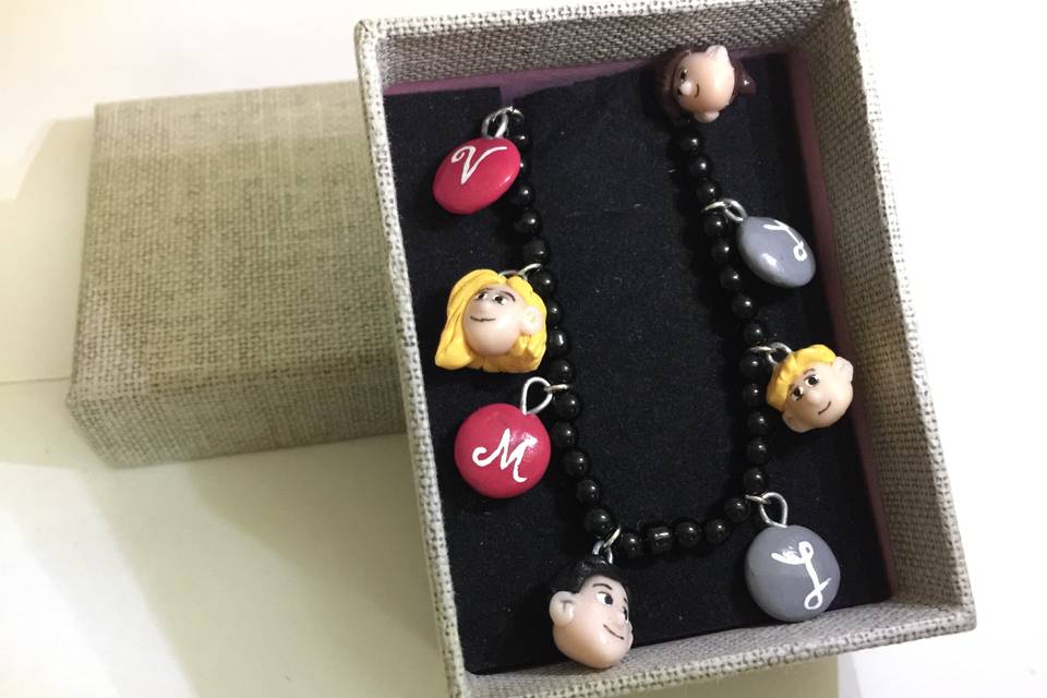 Pulsera familia lacasitos