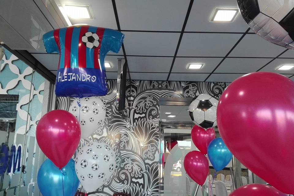 Decoración con globos