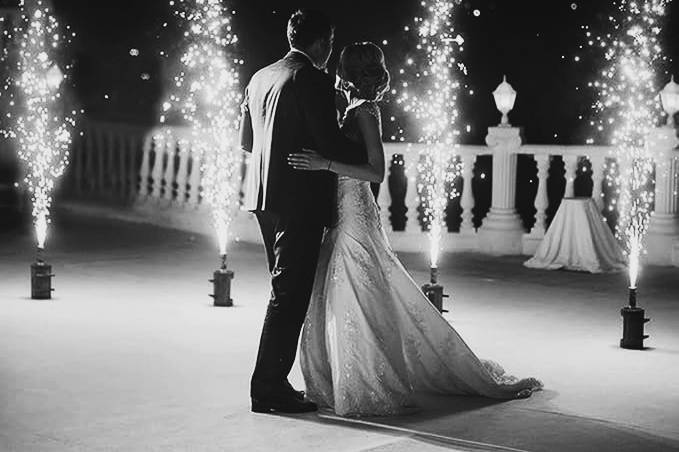 Fuego frío para bodas