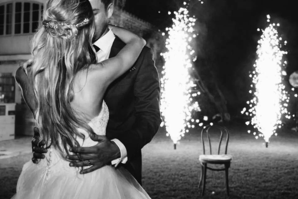 Fuego frío para bodas