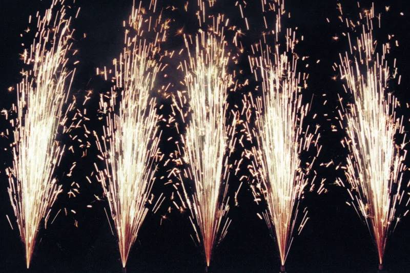 Fuego frío para bodas