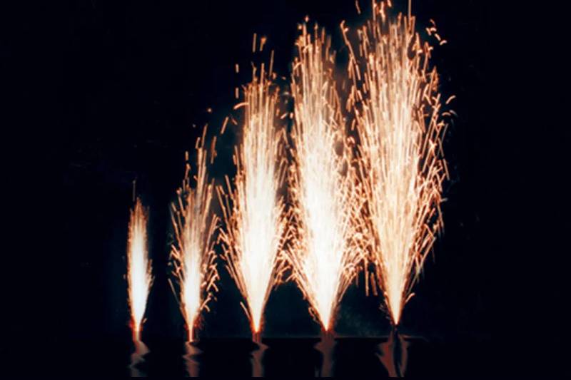 Fuego frío para bodas