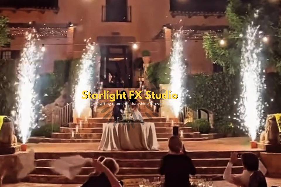 Fuego frío para bodas