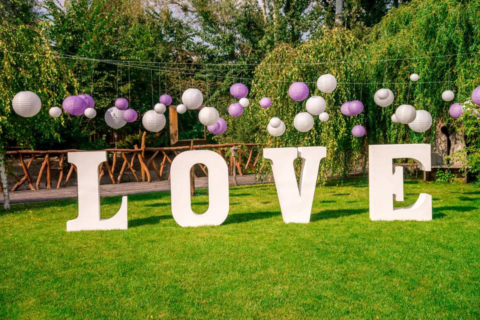 Decoración de boda