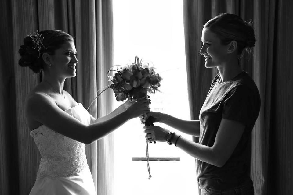 Preparación de la novia