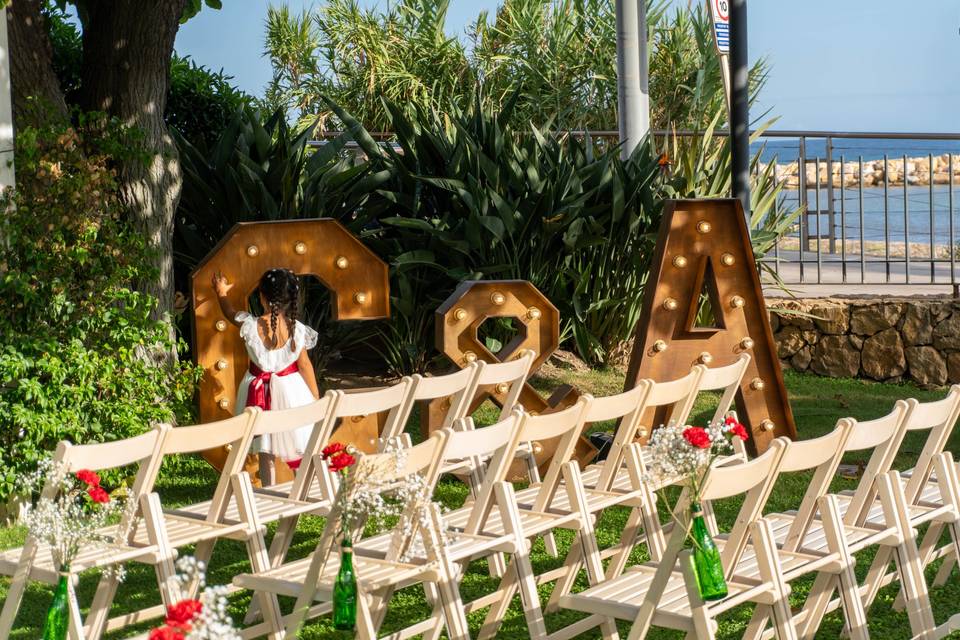 Antes de la ceremonia
