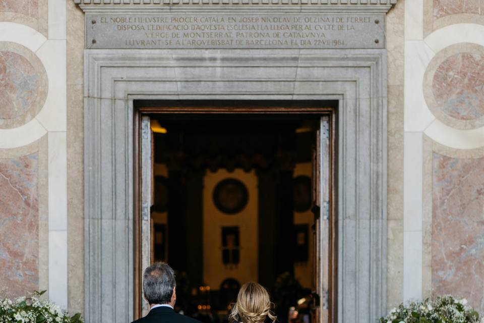 Entrada novia iglesia