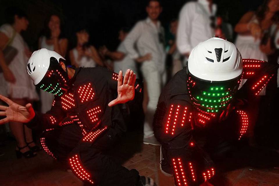 Coreografías con LED