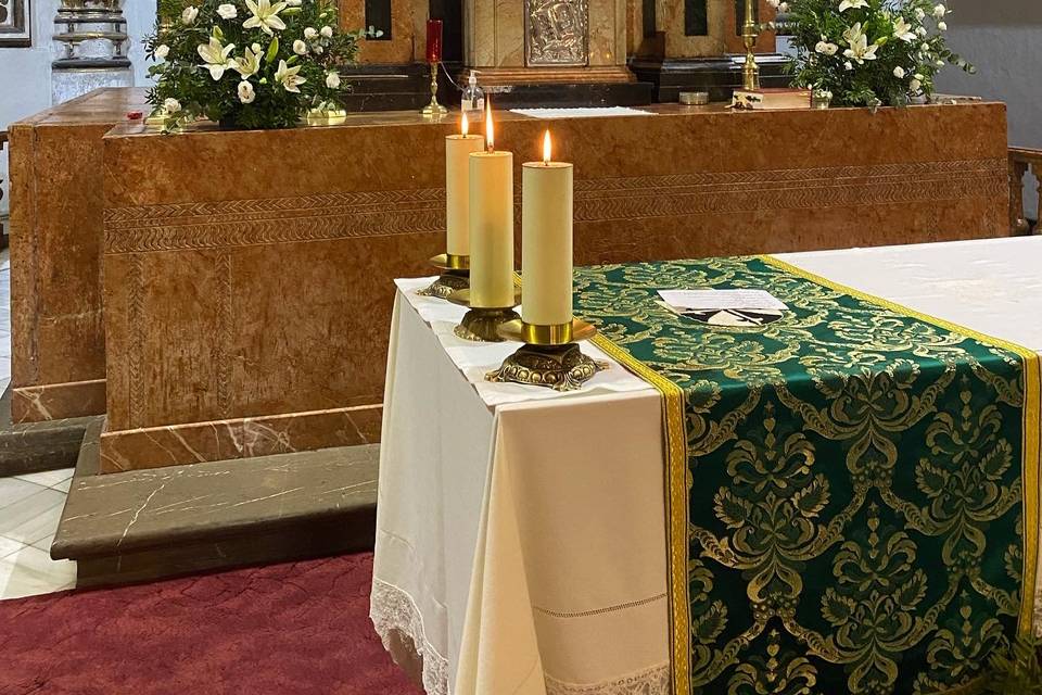 Altar decoración