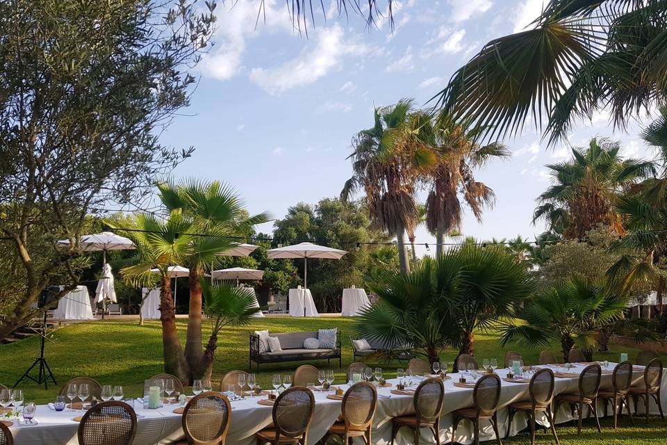 Boda en jardines