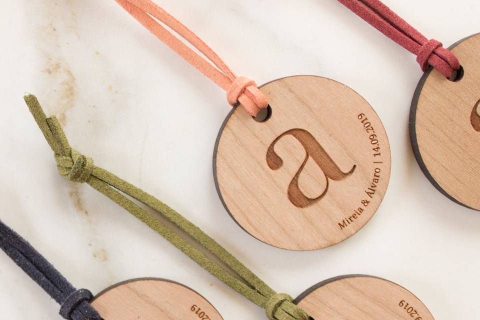 Llavero de madera