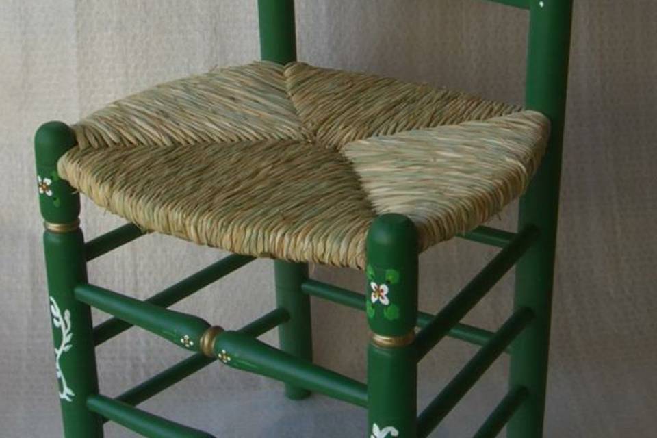 Silla decorada