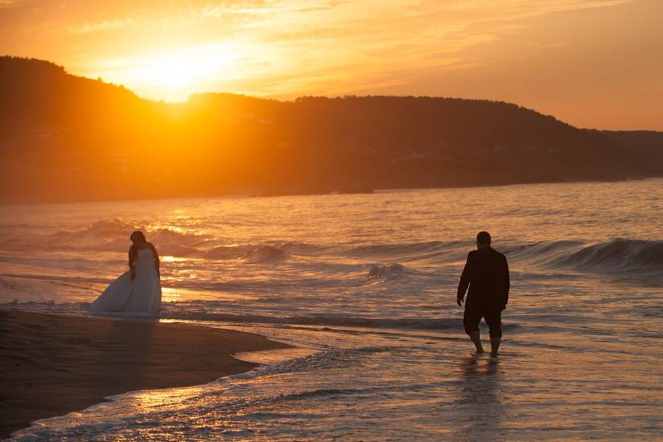 Postboda en la playa