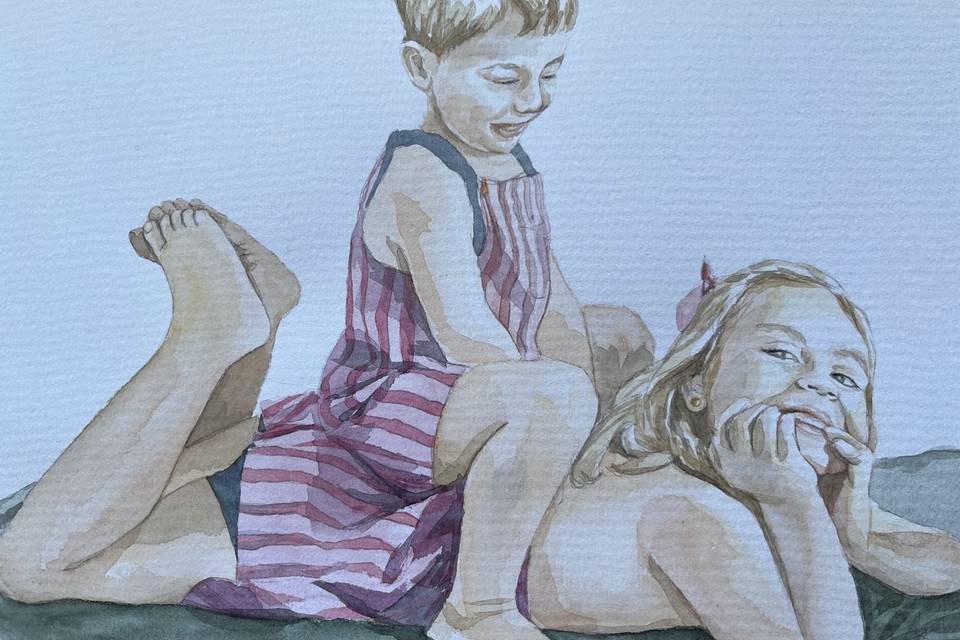 Retrato niños