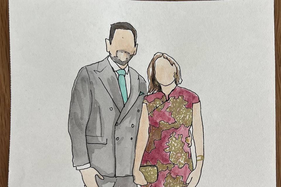 Pareja boda