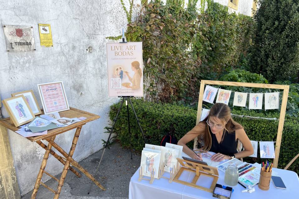 Elenamovico live art