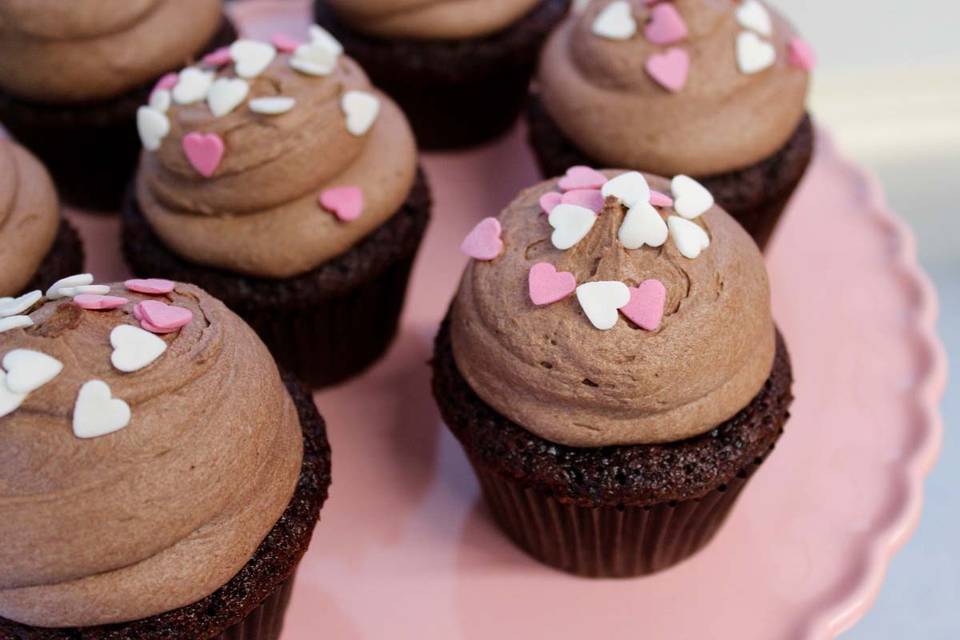 Cupcakes de chocolate