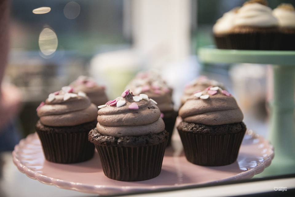 Cupcakes de chocolate