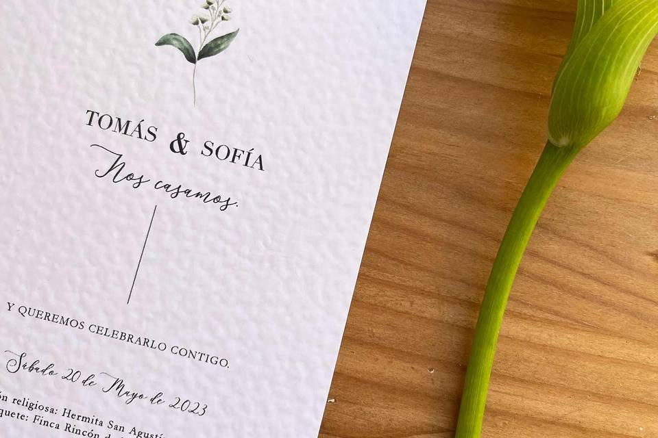 Invitación boda