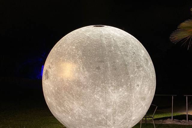 Luna en la tierra